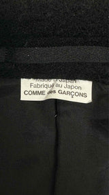 Comme Des Garcons Homme Plus Boiled-wool Wavy-seam Asymmetrical Jacket