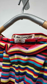 Comme Des Garcons Oversized Gathered Border Sweater