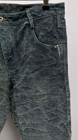 Taichimurakami Suede Displacement Jeans