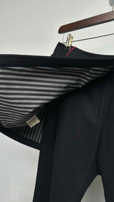 Hiroko bis Apron-detailed Flare Wool Pants