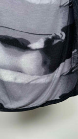Stephen Sprouse X Andy Warhol Graphic Knit Mini Skirt