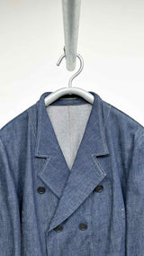 Y's for men Double-breast Denim Blazer Jacket