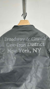 Who Decides War Quilted-lining Painted Workers Bomber Jacket