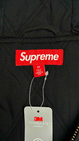 Supreme X The Misfits Skal-pacthed Zip-up Hooded Work Jacket