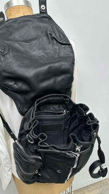Alexander Wang Zip-detailed Leather Multi-way Backpack
