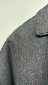 Bottega Veneta Herringbone Stripe Chore Work Jacket