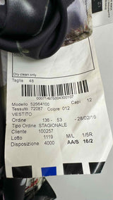 Calvin Klein Collection N/S Chain-cage-deatiled Floral Satin Dress