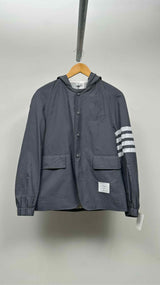Thom Browne 4-bar Stripe Hooded Jacket