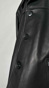 Schott X Supreme Leather Car Coat