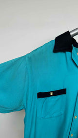 Dunhill S/S Rayon Embroidered Shirt