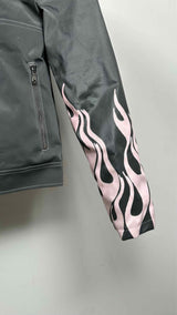 Who Decides War Quilted-lining Painted Workers Bomber Jacket
