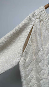 Simone Rocha Oversized Cut-out Cable Sweater