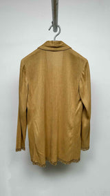 Issey Miyake Fringe-edge Shawl-collar Over Jacket
