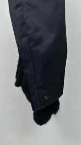 Issey Miyake Shawl Tweed-knit Hybrid Oversized Coat