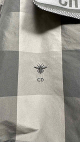 Christian Dior Logo-embroidered Stripe Anrak Parka