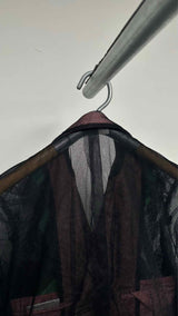 Comme Des Garcons Homme Plus Double-breast Nylon Tulle Coat