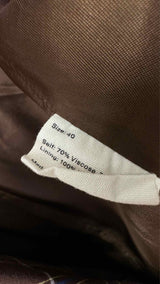 Bode Dunham Plaid Double-breasted Blazer Jacket