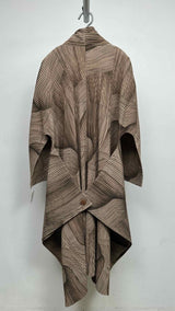 Homme Plisse X Ronan Bouroullec Ru_All Over Pleats Detailed Coat