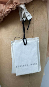 Roberts Wood S/S Hand-wrinkled Mesh Ruffle T-shirt Dress