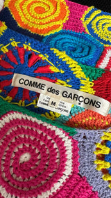 Comme Des Garcons Multi-color Crochet Sweater