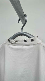 Balenciaga Oversized Embellished-Neck Distressed T-shirt