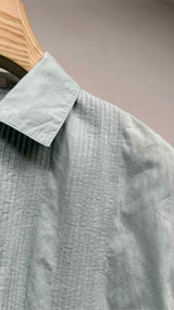 Issey Sport S/S Pleated-front Shirt