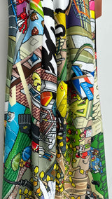 Comme Des Garcons x Makoto Takanashi Manga-print Midi Dress