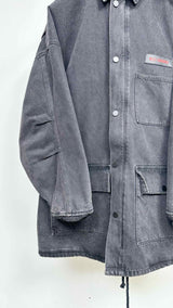 Willy Chavarria Oversized Monster Denim Jacket