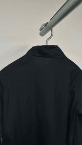 Yohji Yamamoto Pour Homme High-neck Buckled Sheer Top
