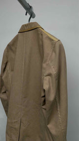 Issey Miyake Leather-trim Suits