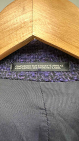 Yohji Yamamoto Pour Homme Double-breast Tweed Wrap Coat