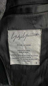 Yohji Yamamoto Pour Homme Double-breast Blazer Jacket