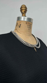 Junya Watanabe S/S Chain Neck Oversized Mesh Top