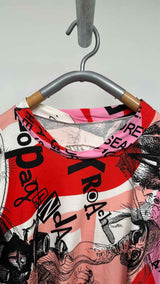 Vivienne Westwood L/S Hybrid Pullover Print Top