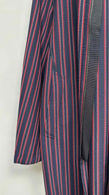Wooyoungmi Zip-up Stripe Seersucker Coat
