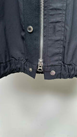 Sacai X Thomas Mason Zip-up Poplin Shirt