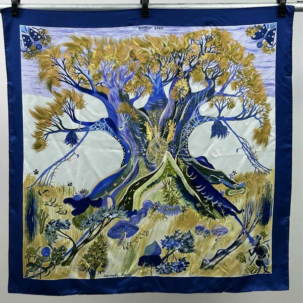 Hermes Kuggor Tree Silk Scarf – TOKIO7