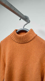 The Row Mock-neck Cropped Sweater