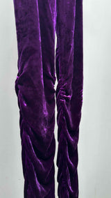 Gucci Side-gathered Velvet Pants