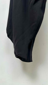 Giorgio Armani Drap-detailed Pleated Silk Wide Pants