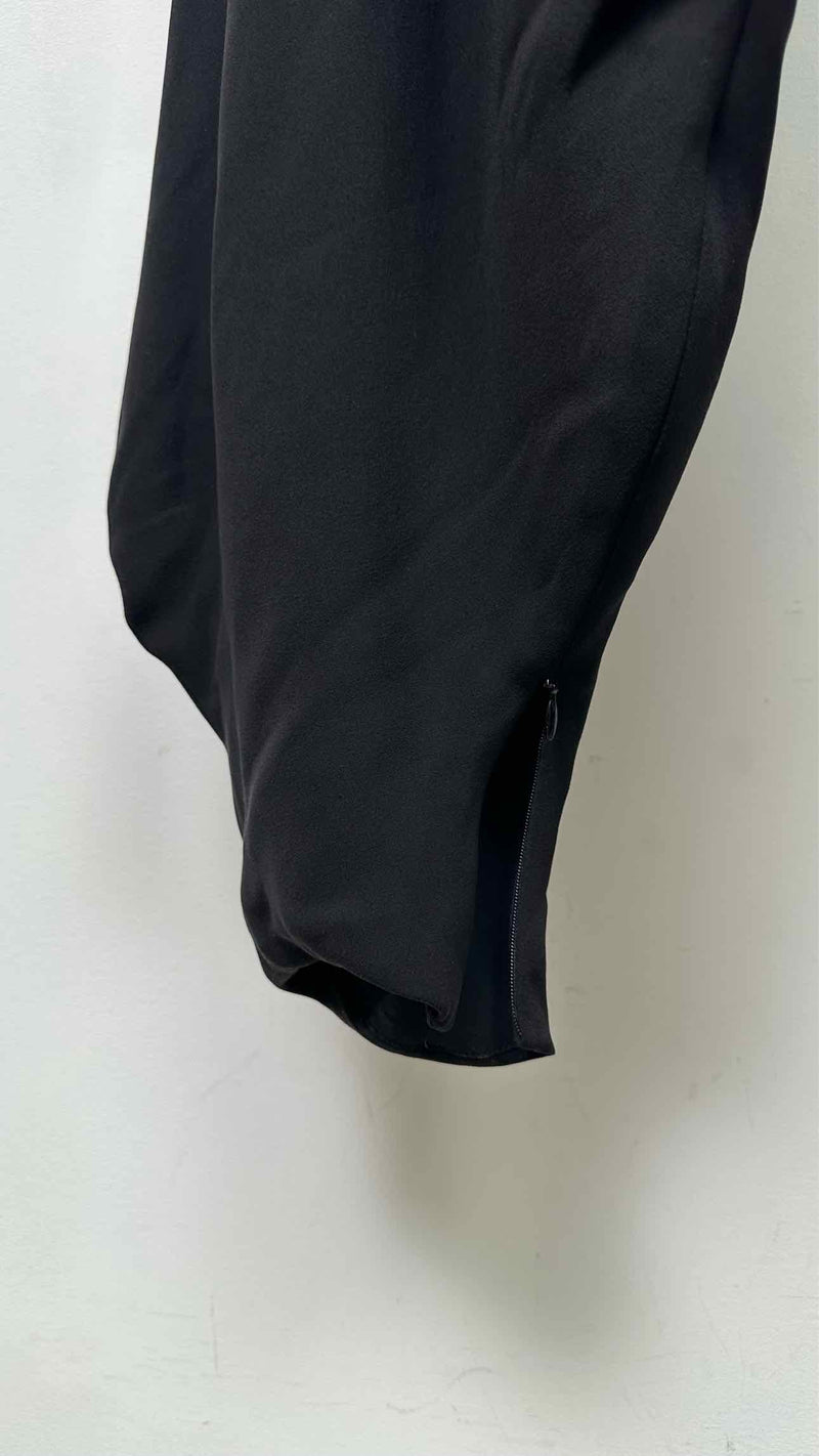 Giorgio Armani Drap-detailed Pleated Silk Wide Pants