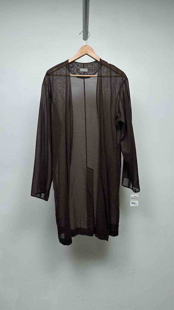 Dior Homme Sheer Wide-Sleeve Gown