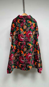 Comme Des Garcons 2D Velvet Floral Dress