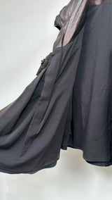 Yohji Yamamoto Draped Asymmetrical Leather Vest