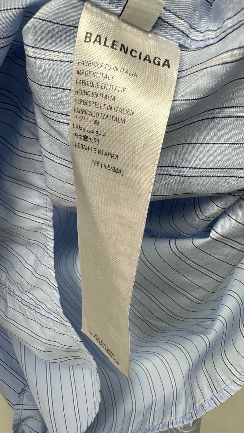 Balenciaga Oversized Docking Stripe Shirt