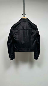 Saint Laurent Waxed Denim Trucker Jacket