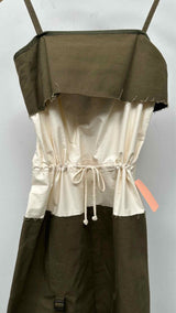 Margiela N/S Logo-print Military Deconstructed Midi Dress