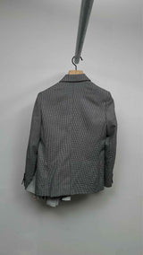 Women's Comme Des Garcons Houndstooth Ruffle Blazer Jacket