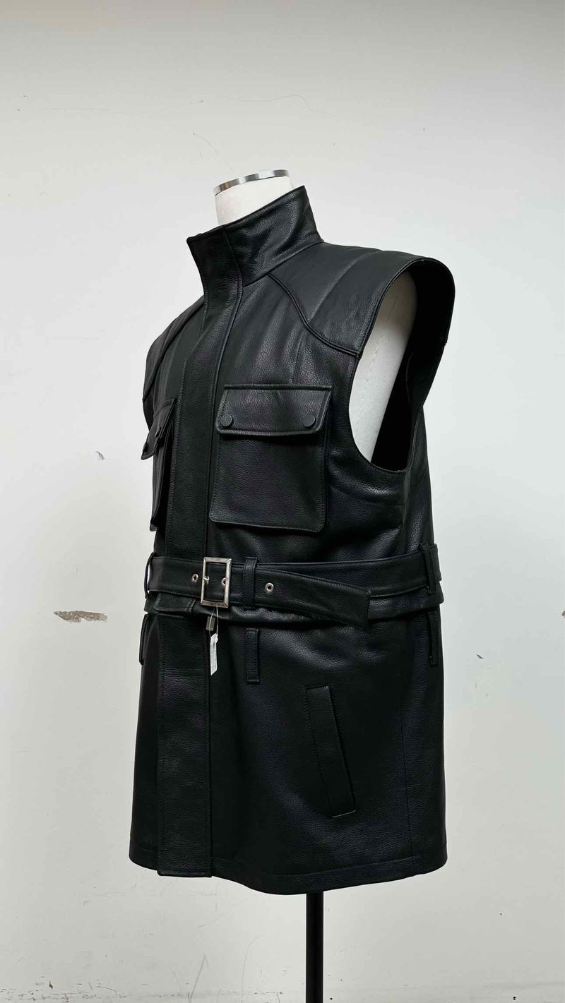 Off-White Oversized  Samurai Leather Coat