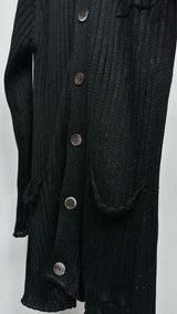 Comme Des Garcons Homme Plus Long Rib Cardigan